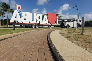 Borchi di I LOVE ARUBA a haya su sitio permanente nobo  