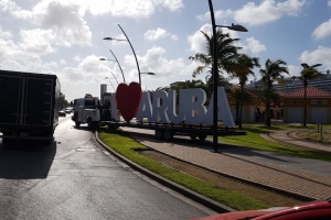 Borchi di I LOVE ARUBA a haya su sitio permanente nobo  