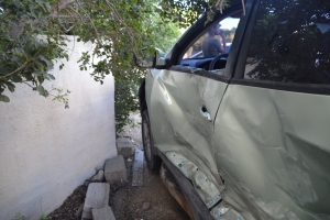 Accidente atrobe na cruzada Primavera/Wayaca cu hopi daño 