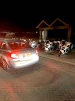 Polis motorisa a duna 30 multa despues di Fakkel
