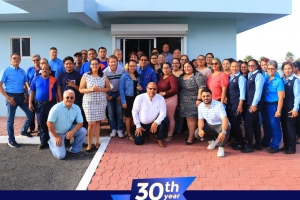 Total Services Aruba cumpliendo 30 aña sirbiendo Aruba