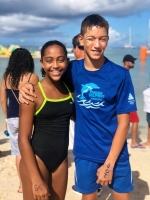Renze Postma y Britta Schwengle ta gana 5k Betico Open Water Swimming competition