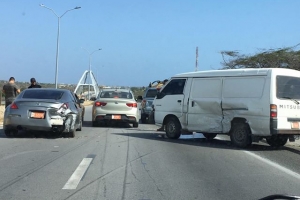 Accidente cu varios auto envolvi riba Green Corridor diabierna