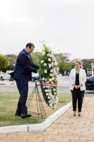 Gobernador a asisti na ceremonia di 'Dodenherdenking'