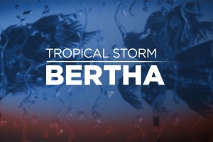 Tormenta tropical Bertha a forma y subi tera mesora na Merca