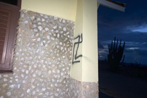 Kapel di Alto Vista atrobe tabata blanco di vandalismo 