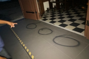 Kapel di Alto Vista atrobe tabata blanco di vandalismo 