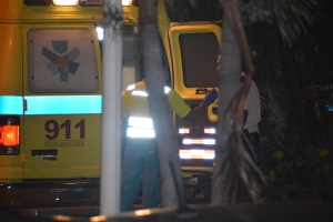 Polis a sigui cu detencionan durante Toque de Queda diadomingo marduga 