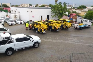 Disaster team di Cruz Cora Aruba a yuda esnan afecta pa yobida den weekend