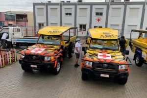Disaster team di Cruz Cora Aruba a yuda esnan afecta pa yobida den weekend
