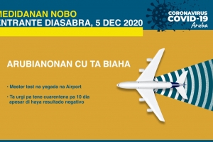 A anuncia medida 'nobo' contra COVID19 awe pa 2 siman