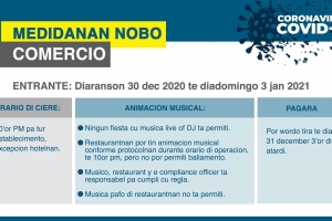 Gobierno ta re-introduci Toque de Queda entrante diaranson