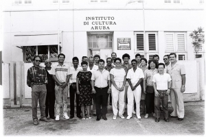Conocido ciudadano ex hefe di Dep di Cultura Leo Tromp a bay sosega