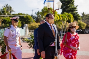 Gobernador di Aruba a asisti na ceremonia protocolar relaciona cu Dia di Betico