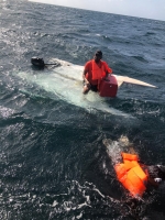 Polis Maritimo a rescata dos persona dos miya pabou di Aruba
