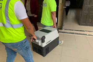 Centro di vacunacion contra Covid19 a habri na San Nicolas awe