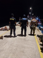Wardacosta a detene 14 indocumentado den awanan teritorial di Aruba