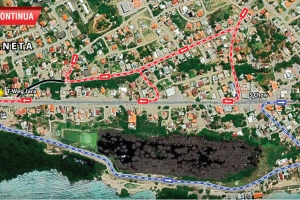 DOW ta alerta pa cambio di ruta entre Oranjestad y San Nicolas  