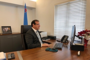 Gobernador di Aruba a test positivo pa Covid19 