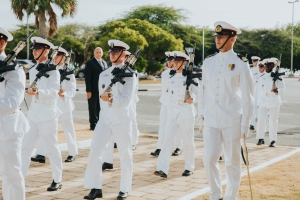 Militarnan di Caribe Hulandes a duna apoyo na Conmemoracion di Victimanan di Guera  