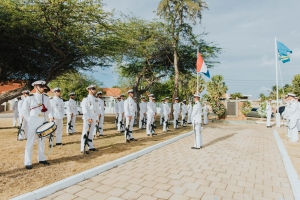 Militarnan di Caribe Hulandes a duna apoyo na Conmemoracion di Victimanan di Guera  