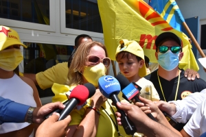 Lider di MEP Evelyn Wever a deposita su voto na Maria College