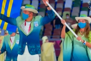 Aruba a luci na apertura di Weganan Olimpico na Tokyo