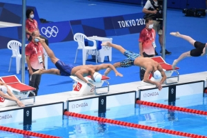  Mikel Schreuders a landa bon den 200 meter na Tokyo freestyle pero no pa clasifica 