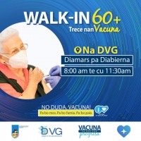 Awor DVG ta introduci walk in pa 60+ pa vacuna 
