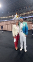 Atleta di Aruba Elliott Loonstra preparando na Toyko pa su competencia na Weganan Paralimpico 