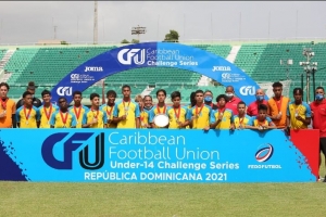 Ekipo di damas U14 ta titula Campeon CFU Challenge Series, y e mucha hombernan subcampeon den nan division