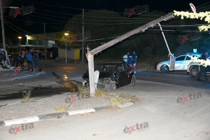 Na Corsou, atracador a fayece durante persecusion cu polis den accidente di trafico