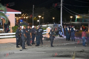 Na Corsou, atracador a fayece durante persecusion cu polis den accidente di trafico