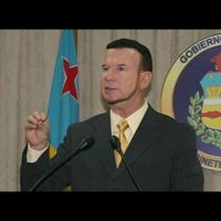 Ex minister di husticia Rudy Croes a bay sosega 