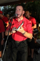 Ex minister di husticia Rudy Croes a bay sosega 