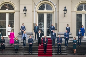 Gabinete Rutte IV a huramenta awe mainta na Palacio Noordeinde