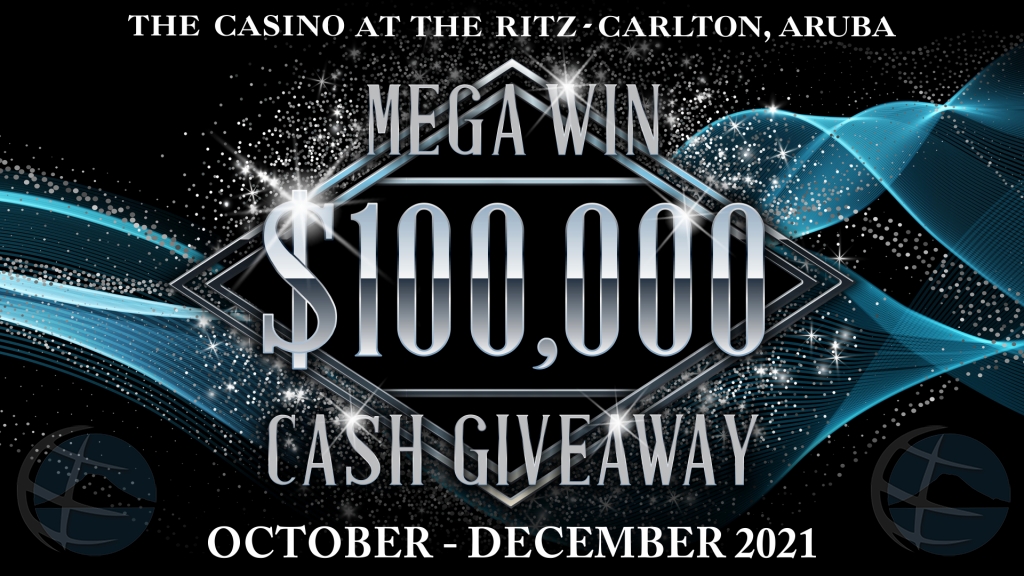The Casino at The Ritz-Carlton, Aruba a clausura su tremendo campaña Mega Win $100,000 Cash Giveaway pa 2021