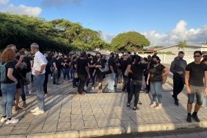 Docentenan di Colegio Arubano a protesta awe mainta