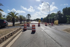 DOW: Construccion di rotonde tan solicita di Palm Beach a cuminsa!