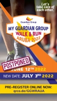 Anuncio importante: Cambio di fecha pa cu My Guardian Group Walk and Run Aruba 2022