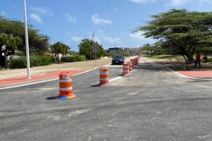DOW: E Fase 2 di construccion rotonde Palm Beach a cuminsa