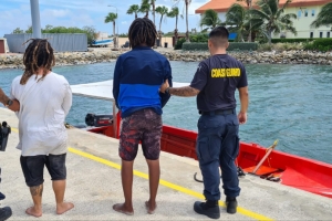 Warda Costa a intercepta boto cu droga yegando Aruba 
