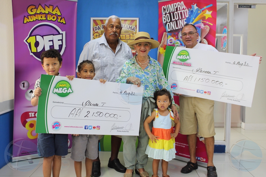 E miyonario nobo di Aruba a bin reclama su premio na Lotto 
