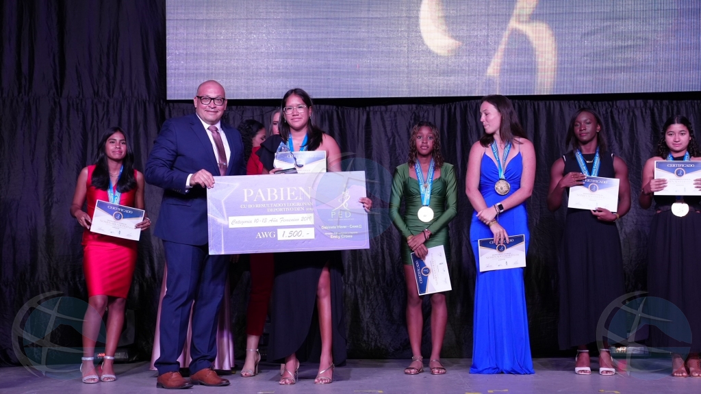 Deportistanan a keda galardona durante entrega di Premio Excelencia den deporte 2019/2021  