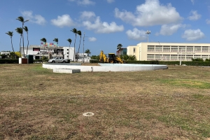 Segun DOW, re-embeyesemento di rotonde Plaza di Cultura lo dura 2 aña 
