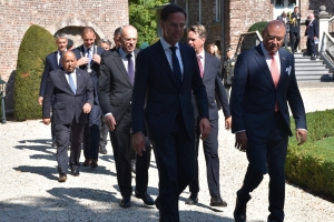 Minister suplente di Aruba tabata presente na conmemoracion Indio na Roermond na Hulanda 