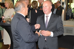 Minister suplente di Aruba tabata presente na conmemoracion Indio na Roermond na Hulanda 