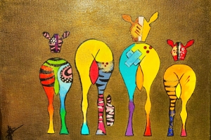 Exposicion Primary colors na Biblioteca Nacional