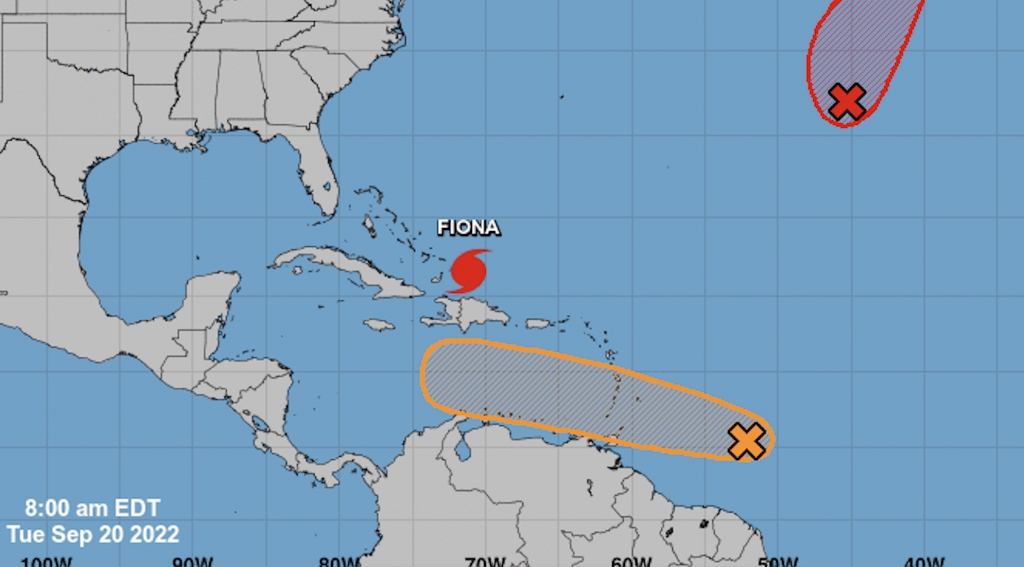 NHC ta vigilando ola tropical cu potencial pa desaroyo, pa drenta Caribe 
