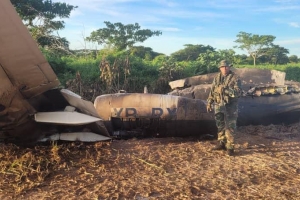Militarnan Venezolano a derumba un avion Mexicano rumbo pa Aruba  